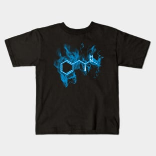 Blue Meth - C10H15N Kids T-Shirt